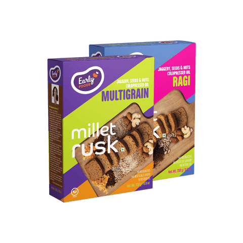 Pack of 2 - Ragi & Multigrain Rusk