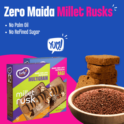 Pack of 2 - Ragi & Multigrain Rusk