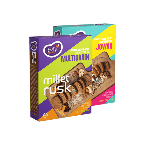 Pack of 2 - Jowar & Multigrain Rusk