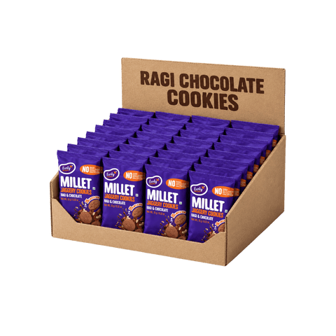 Pack of 32 - Ragi and Choco Jaggery Cookies