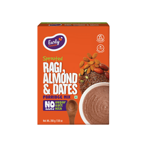 Sprouted Ragi Almond Date Porridge Mix