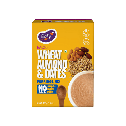 Whole Wheat Almond Date Porridge Mix