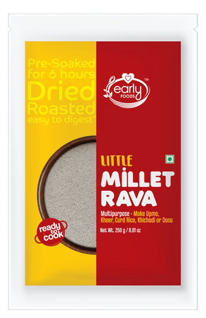 Pack of 3 - Millet Rava (Sprouted Ragi, Jowar & Little Millet Rava)