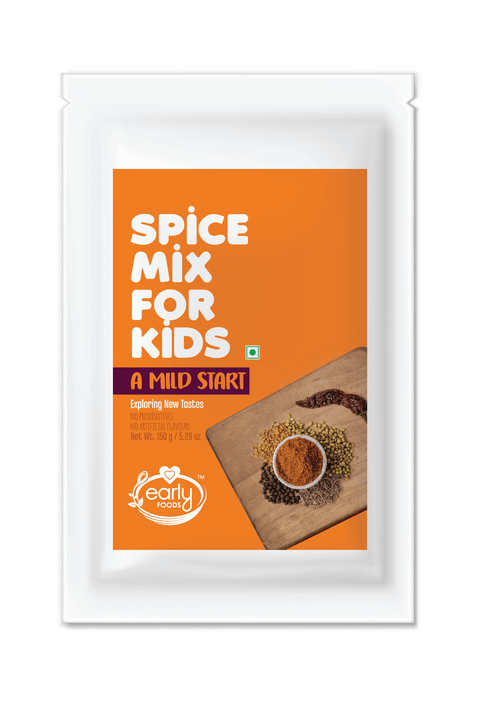 Combo of Spice Mix Chutney Powders For Kids (Spice Mix, Curry Leaves & Almonds, White Sesame Seeds and Pumpkin & Flax Seeds Chutney Powders)