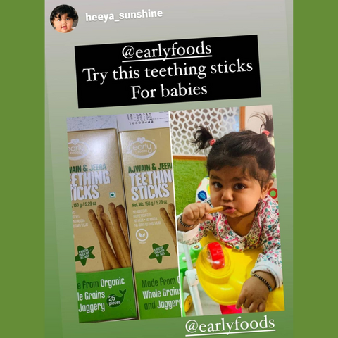 Pack of 2 - Ajwain Teething Sticks