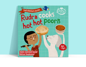Pack of 3 - Food Adventure Children Story Books (Rudra Makes Hot Hot Poori's, Kichadi for Growing Up & Amma's Magic Tonic)