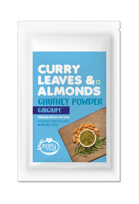 Combo of Spice Mix Chutney Powders For Kids (Spice Mix, Curry Leaves & Almonds, Sesame Seeds and Pumpkin & Flax Seeds Chutney Powders)
