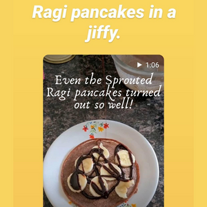 Sprouted Ragi, Almond & Date Porridge Mix